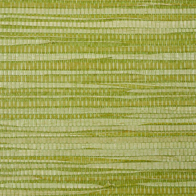 Schumacher Dyed Raffia Leaf Wallpaper