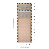 Schumacher Robinchon Panel A Brown Wallpaper