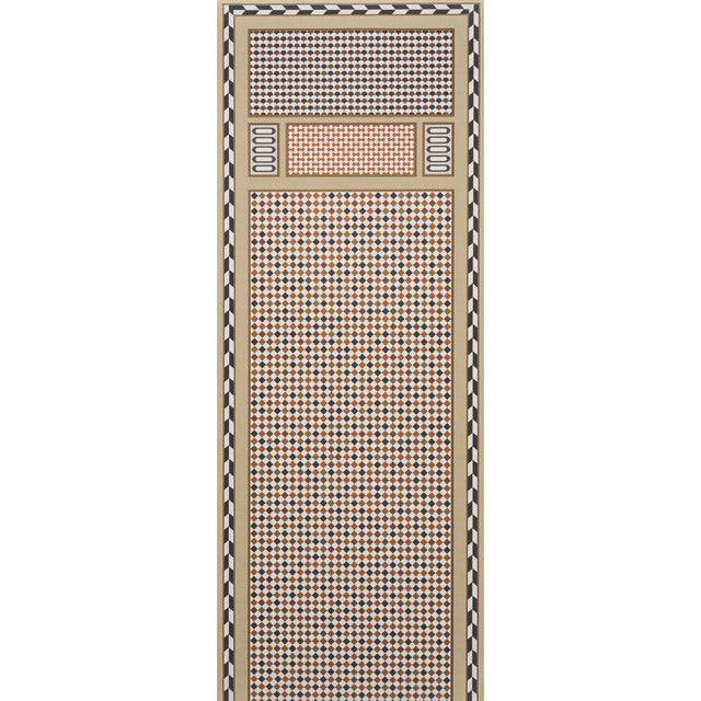 Schumacher Robinchon Panel B Brown Wallpaper