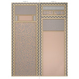 Schumacher Robinchon Panel B Brown Wallpaper