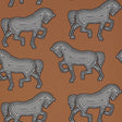Schumacher Faubourg Brown Wallpaper