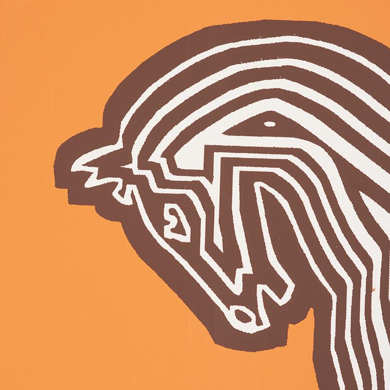 Schumacher Faubourg Orange Wallpaper