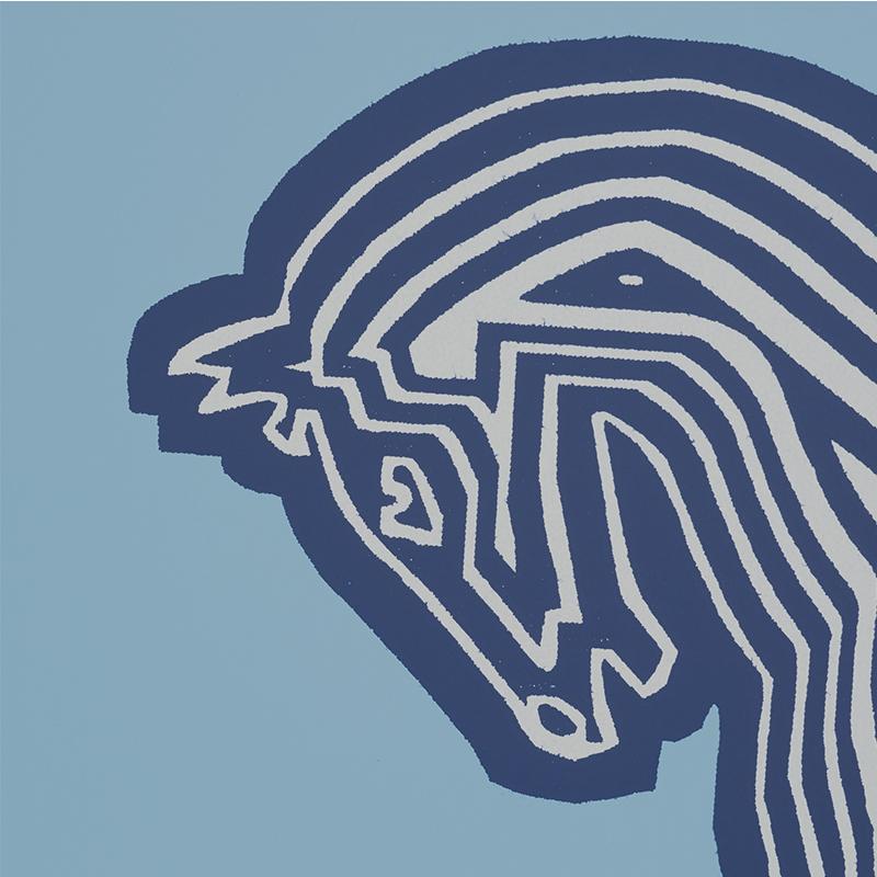 Schumacher Faubourg Blue Wallpaper