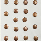 Schumacher Studded Leather Ivory Trim