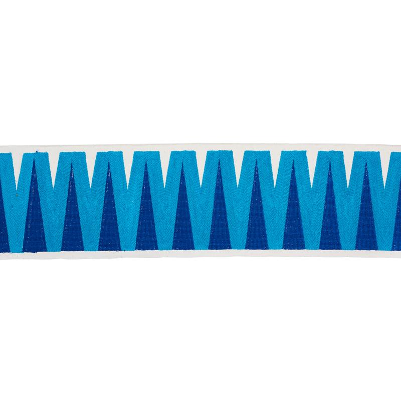 Schumacher Prado Tape Peacock Trim