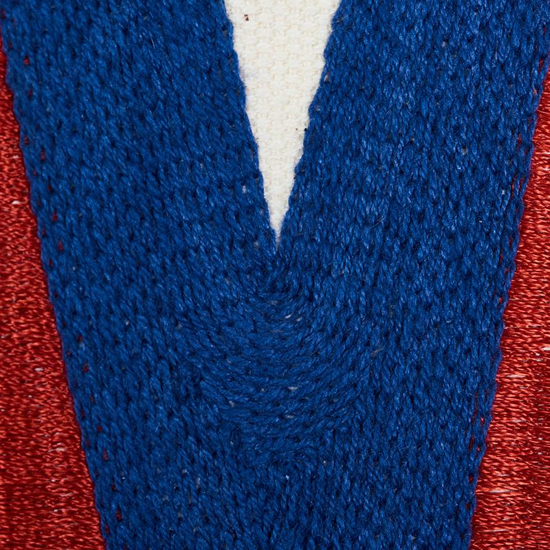 Schumacher Prado Tape Blue & Red Trim