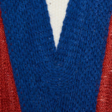 Schumacher Prado Tape Blue & Red Trim