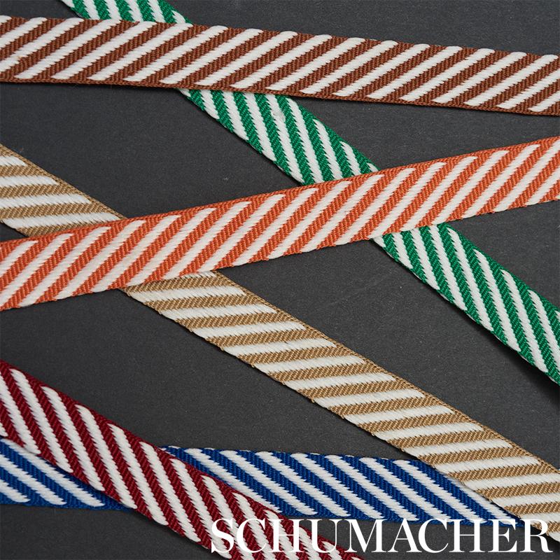 Schumacher Emerald Twill Tape