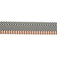 Schumacher Black Chevron Twill Tape