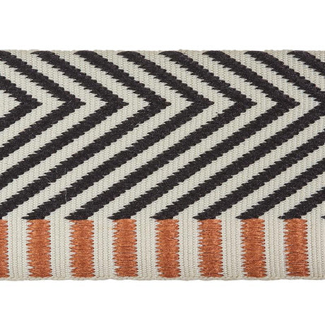 Schumacher Black Chevron Twill Tape