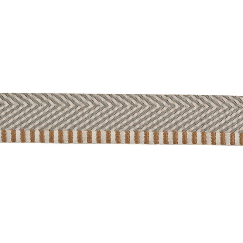 Schumacher Natural Chevron Twill Tape
