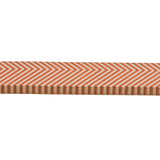 Schumacher Orange Chevron Twill Tape