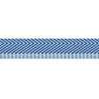 Schumacher Blue Chevron Twill Tape