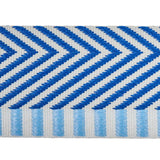 Schumacher Blue Chevron Twill Tape