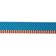 Schumacher Peacock Chevron Twill Tape