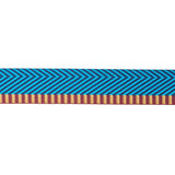 Schumacher Peacock Chevron Twill Tape
