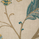 Lee Jofa ASTON EMBROIDERY TEAL Fabric