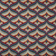 Lee Jofa GILES EMBROIDERY RED/BLUE Fabric