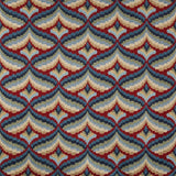 Lee Jofa GILES EMBROIDERY RED/BLUE Fabric