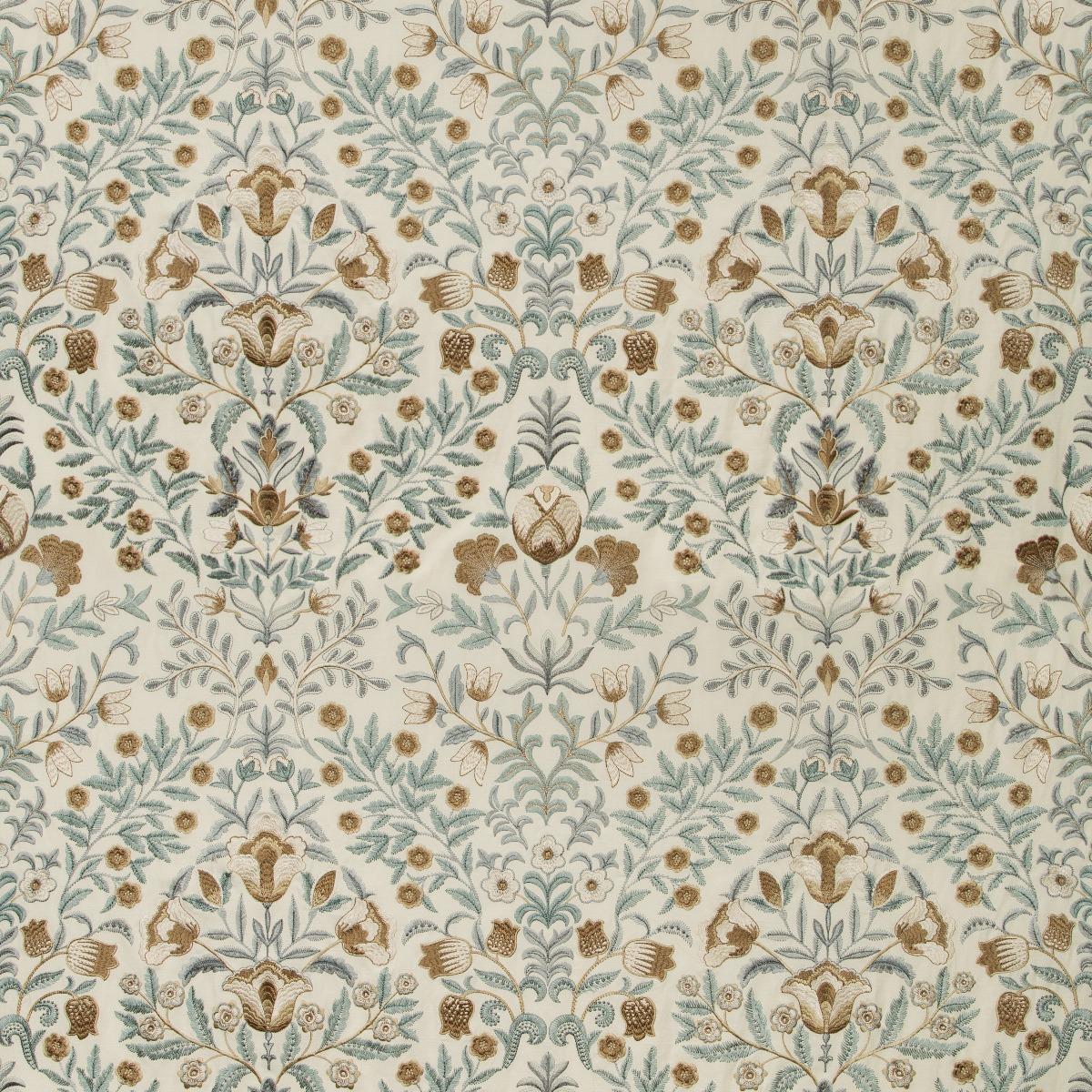 Lee Jofa LUXFORD EMBROIDERY MIST Fabric