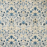 Lee Jofa Luxford Embroidery Indigo Fabric