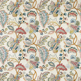 Lee Jofa ORFORD EMBROIDERY RED/BLUE Fabric