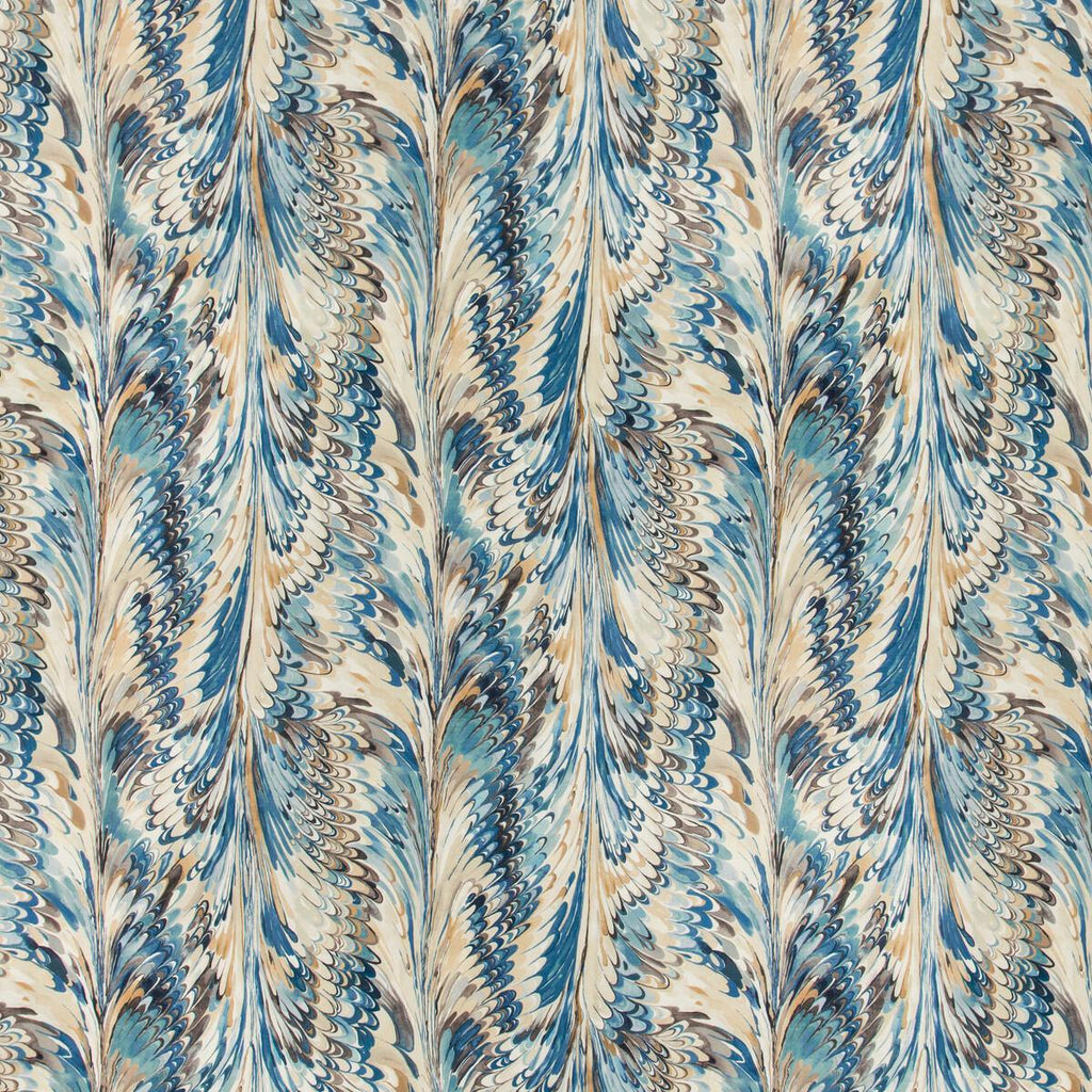 Lee Jofa TAPLOW PRINT NAVY/SLATE Fabric