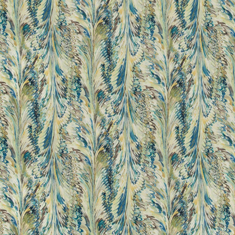 Lee Jofa TAPLOW PRINT PEACOCK/GOLD Fabric