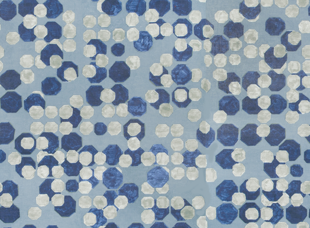 Lee Jofa HEX PAPER MARINE Wallpaper