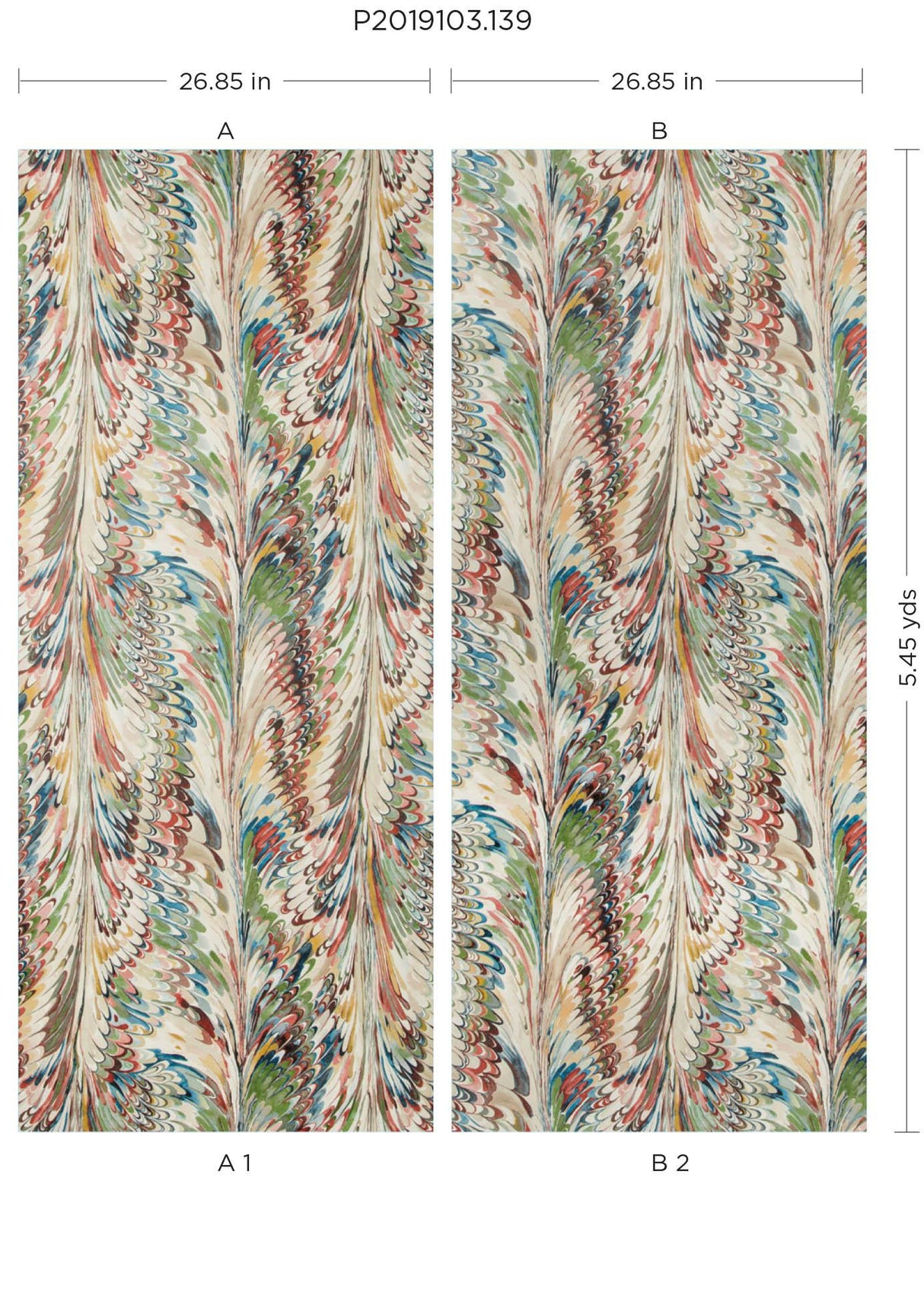 Lee Jofa TAPLOW PAPER SPICE/LEAF Wallpaper