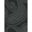 Cole & Son RAJAPUR FABRIC PRINT CHAR BLK Fabric