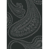 Cole & Son RAJAPUR FABRIC PRINT CHAR BLK Fabric