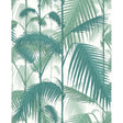 Cole & Son PALM JUNGLE COT/LINEN PRINT TEA VIRID CHLK Fabric