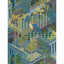 Cole & Son MIAMI COTTON PRINT PETROL MULTI Fabric