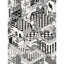Cole & Son MIAMI COTTON PRINT BLK WHT Fabric
