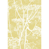Cole & Son COW PARSLEY LINEN PRINT WHITE/CHARTRE Fabric
