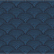 Cole & Son FEATHER FAN WOVEN HYAC ON CHAR Upholstery Fabric
