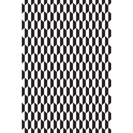 Cole & Son TILE WOVEN BLK WHT Upholstery Fabric