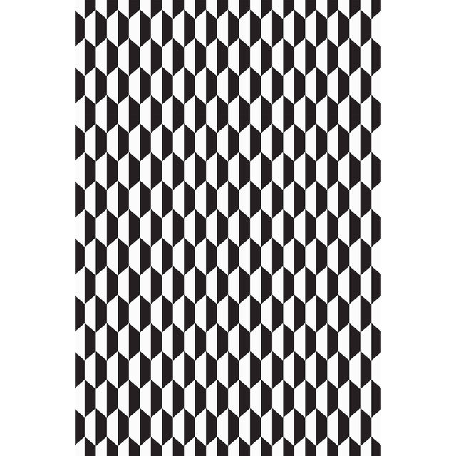 Cole & Son TILE WOVEN BLK WHT Upholstery Fabric