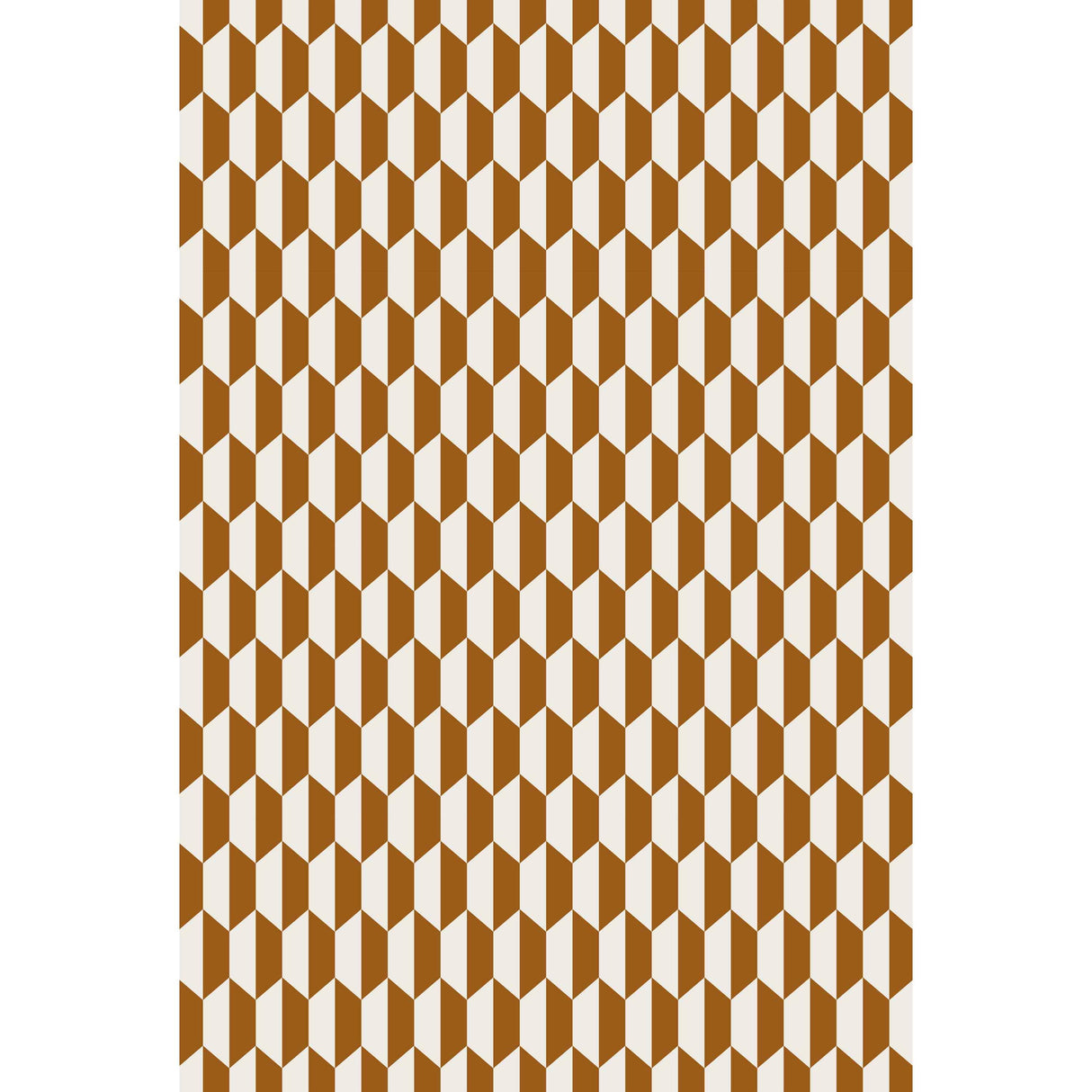 Cole & Son TILE WOVEN DRK GINGR CRM Upholstery Fabric