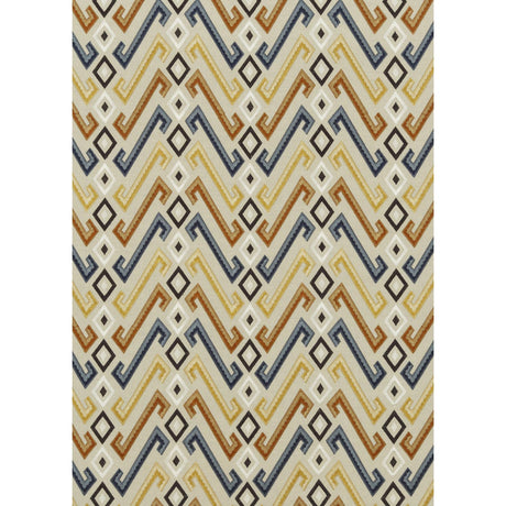 Mulberry JAZZ INDIGO/SPICE Fabric