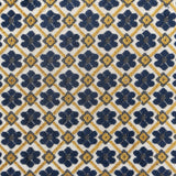 Gaston Y Daniela FRUELA NAVY/OCRE Upholstery Fabric
