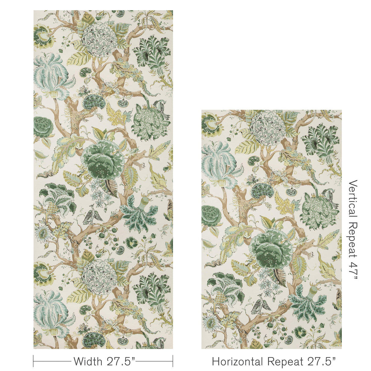 Lee Jofa ADLINGTON PAPER GREEN Wallpaper