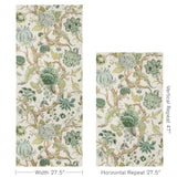 Lee Jofa ADLINGTON PAPER GREEN Wallpaper