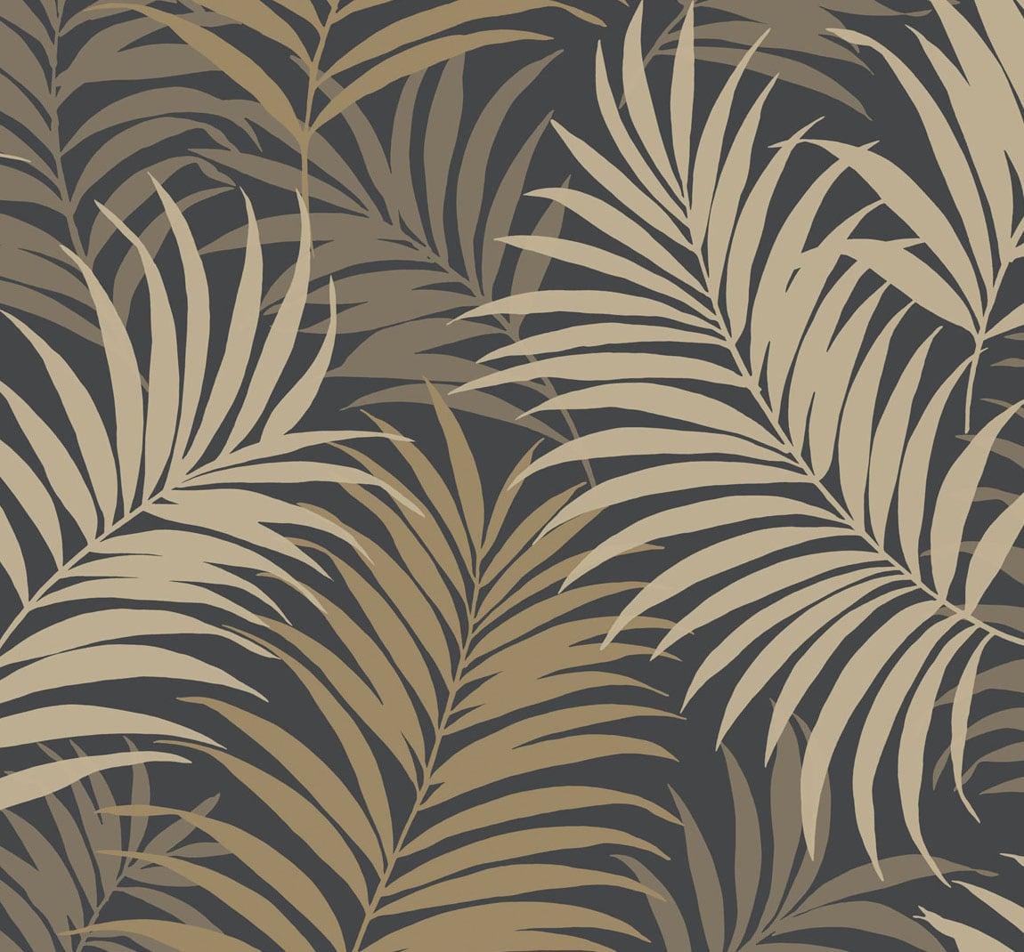 Seabrook Via Palma Grey Wallpaper