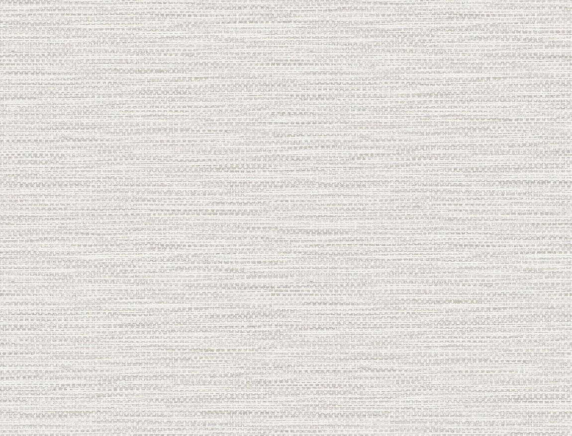 Seabrook Faux Linen Weave Cove Gray Wallpaper