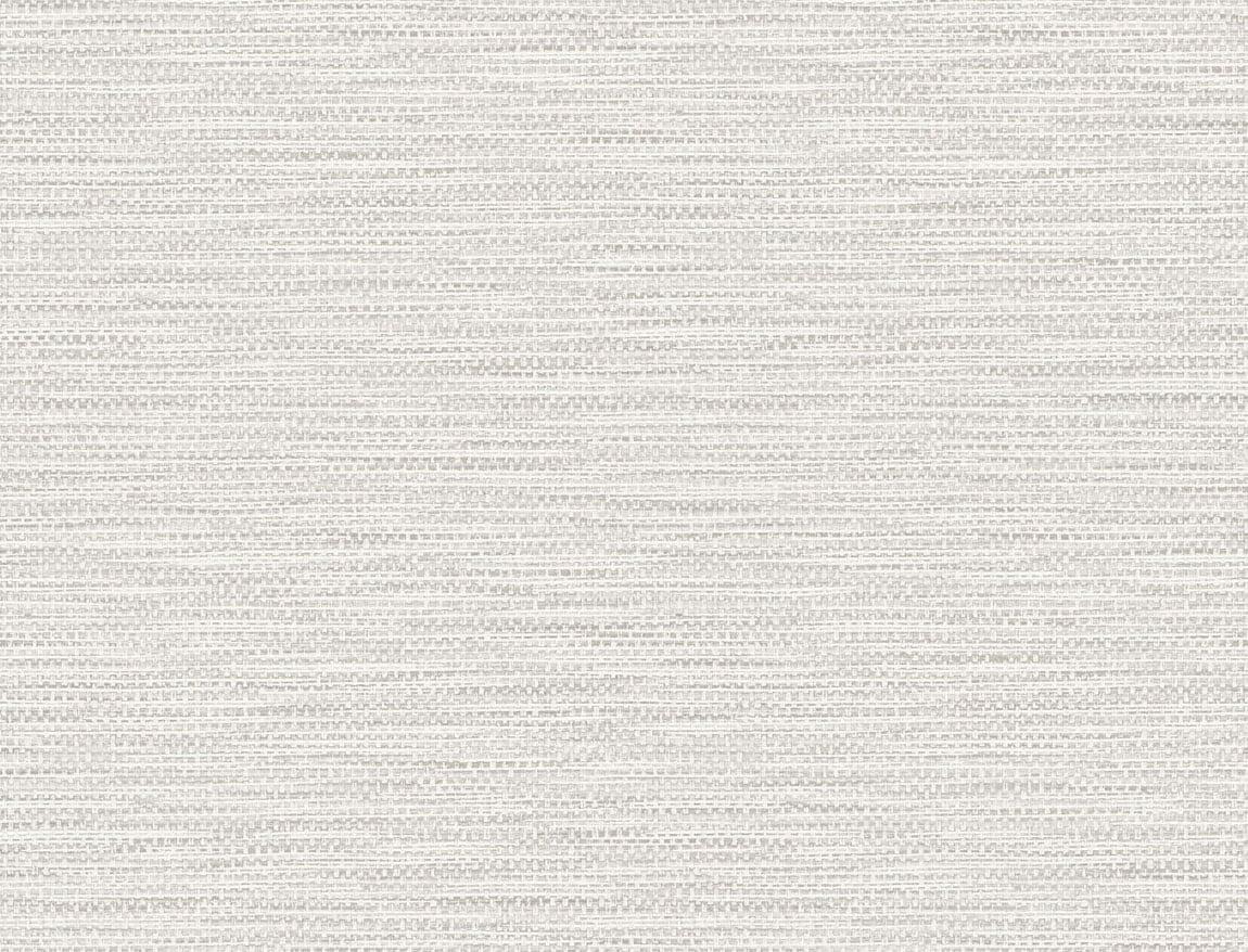 Seabrook Faux Linen Weave Grey Wallpaper