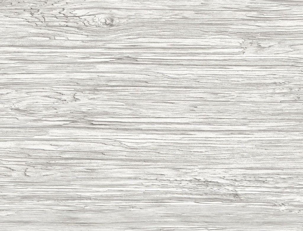 Seabrook Washed Shiplap Embossed Vinyl Cove Gray Wallpaper