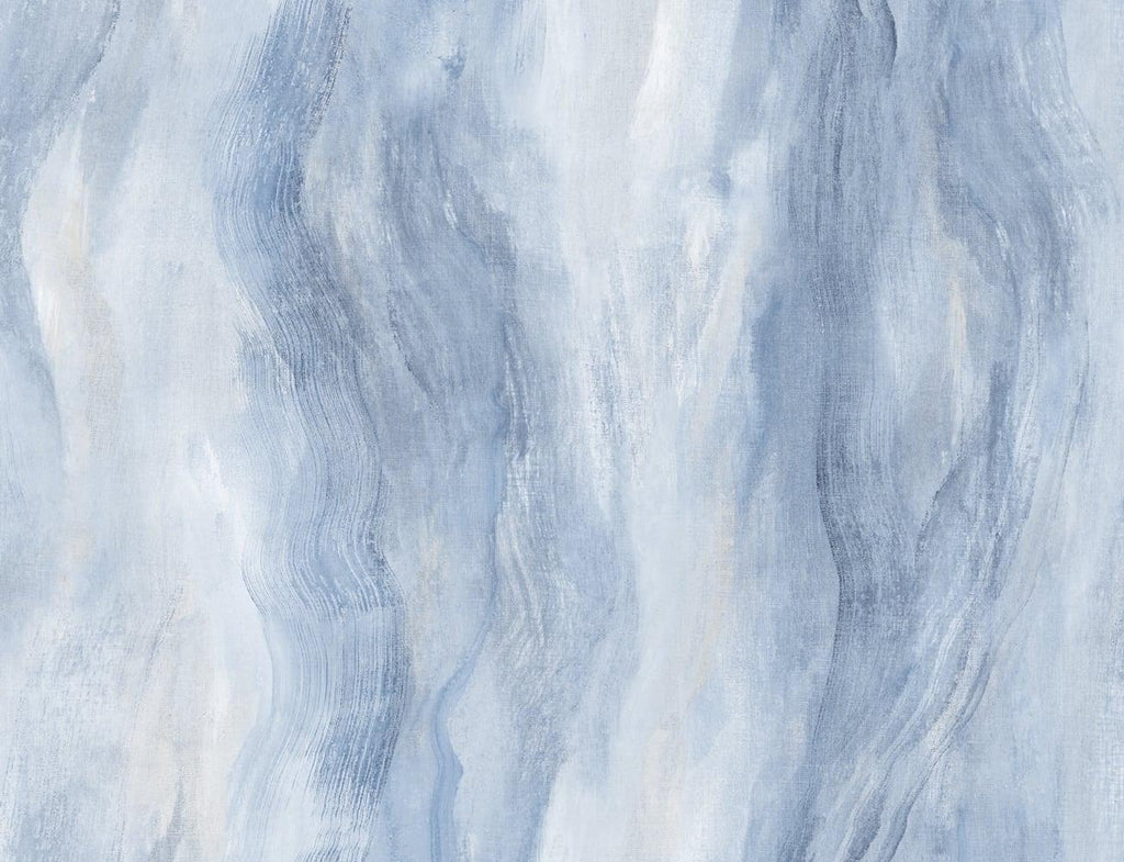 Seabrook Smoke Texture Embossed Vinyl Blue Wallpaper