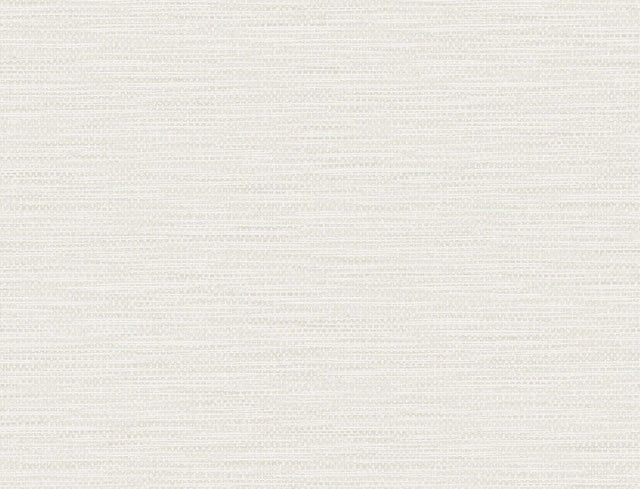 Seabrook Faux Linen Weave Winter Fog Wallpaper